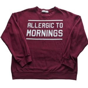 Wound Up Crew Neck Sweatshirt Size‎ L